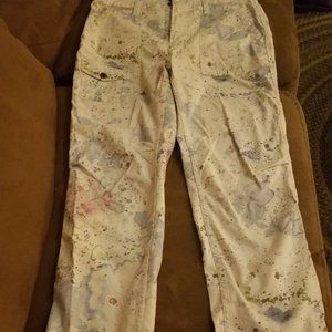 Anthropologie Cargo Painter Type Pants
